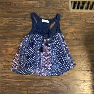 floral, flow, tank top